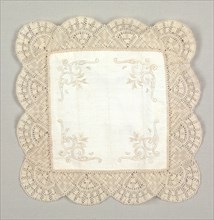 Lace, 19th century. Italy, Abruzzi, Pescocostanzo, l'Aquila, 19th century. Bobbin lace with