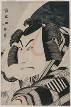 Nakamura Nakazo II as Matsuomaru in the Carriage-Stopping Scene, 1796. Utagawa Kunimasa (Japanese,