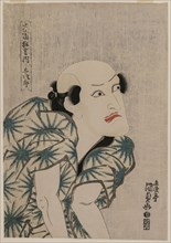 Nakamura Utaemon III as the Monkey Trainer Yojiro (from the series Famous Kabuki Plays), mid-1810s.