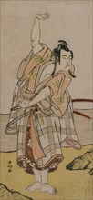 Actor Ichikawa Yaozo. Katsukawa Shunko (Japanese, 1743-1812). Color woodblock print; sheet: 30.5 x