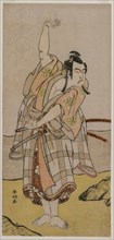 Actor Ichikawa Yaozo. Katsukawa Shunko (Japanese, 1743-1812). Color woodblock print; sheet: 30.5 x