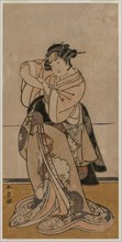 Actor Yamashita Yaozo. Katsukawa Shunsho (Japanese, 1726-1792). Color woodblock print; sheet: 30 x