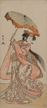 The Actor Segawa Kikunojo II Dancing with a Parasol, late 1770s. Katsukawa Shunsho (Japanese,