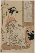 Takigawa of Ogiya, from the series Beauties as the Seven Komachi, c. 1793-97. Utagawa Toyokuni
