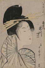 The Courtesan Takigawa of Ogiya (from the series Seven Aspects of Komachi in the Green Houses),