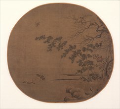 Birds on an Autumn Inlet, c. 1200. China, Southern Song dynasty (1127-1279). Album leaf, ink and