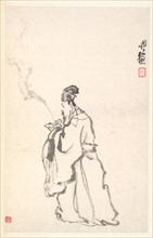 Su Dongpo, 1788. Min Zhen (Chinese, 1730-after 1788). Album leaf, ink on paper; sheet: 29 x 18.4 cm