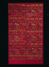 Two Tapestry-woven Panel Fragments, 1000-1460s. Central Andes, North Coast, Chimu people. Camelid