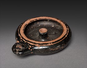 Oil Lamp, 5th century BC. Greece, Athens, 5th century BC. Ceramic; overall: 2.5 x 8.9 cm (1 x 3 1/2