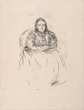 Portrait Study - Mrs. Phillip, 1896. James McNeill Whistler (American, 1834-1903). Lithograph