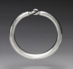 Bracelet, 2nd-1st Century BC. Greece, late Hellenistic period. Silver; diameter: 8.3 cm (3 1/4 in.)