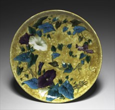 Plate, c. 1880-1890. Theodore Deck (French, 1823-1891). Earthenware; diameter: 30.2 cm (11 7/8 in