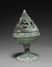 Incense Burner (Boshan Lu), 200-100 BC. China, Western Han dynasty (202 BC-AD 9). Bronze; diameter: