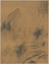 Ten Thousand Bamboos in the Mist and Rain, 1775. Zhai Dakun (Chinese, d. 1804). Album leaf: ink and
