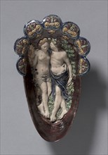 Boat-Shaped Cup with Ceres and Bacchus on a Bed of Grape Clusters and Wheat, late 1500s. School of