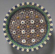 Dish with Open Work, late 1500s. Circle of Bernard Palissy (French, 1510-1589). Lead-glazed