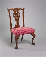 Side Chair, c. 1775. Eliphalet Chapin (American, 1741-1807). Cherry; overall: 96.8 x 59.1 x 51.1 cm
