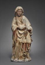 Standing Virgin, c. 1440-1450. Follower of Claus de Werve (Netherlandish, 1380-1439). Painted and