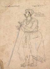 Portrait of Maharaja Rai Singh of Bikaner (reigned 1571-1612), 1605-10. Nur Muhammad (Indian,