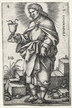 St. John, 1545-1546. Hans Sebald Beham (German, 1500-1550). Engraving