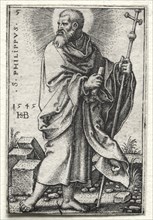 St. Philip, 1545-1546. Hans Sebald Beham (German, 1500-1550). Engraving