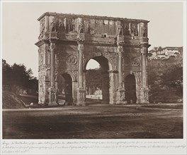 Arch of Constantine, Rome, c. 1858. James Anderson (British, 1813-1877). Albumen print from wet