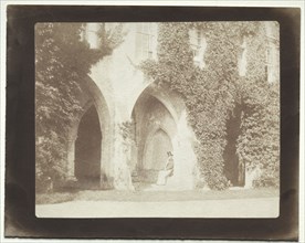Calvert Jones Seated in the Sacristy of Lacock Abbey, 1845. William Henry Fox Talbot (British,