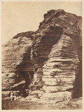 Rocks at Livermead near Torquay (England), c. 1852. Attributed to John Dillwyn Llewelyn (British,