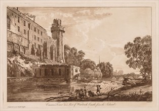 Views of Warwick Castle:  Caesar's ower and Part of Warwick Castle from the Island, 1776. Paul