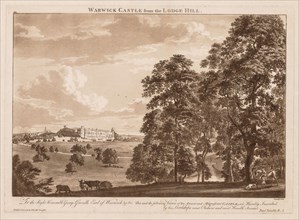 Views of Warwick Castle:  Warwick Castle from the Lodge Hill, 1776. Paul Sandby (British,