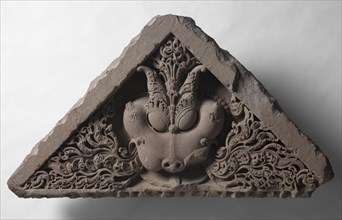 Pediment with the face of Glory (Kirti-mukha), c. 1000s. North India, 11th century. Sandstone;