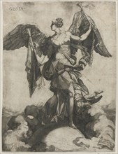 Gloria, 1535 or 1536. Domenico del Barbiere (Italian, c. 1506-c. 1571), after Rosso Fiorentino