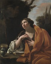 Saint Mary Magdalen , c. 1630. Simon Vouet (French, 1590-1649). Oil on canvas; framed: 159 x 132 x