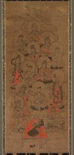 Twelve Buddhas and Kobo Daishi (Jusanbutsu), late 17th century. Japan, Edo period (1615-1868).