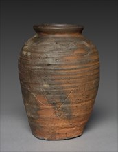 Storage Jar: Bizen Ware, late 1400s-early 1500s. Japan, Muromachi Period (1392-1573). Stoneware