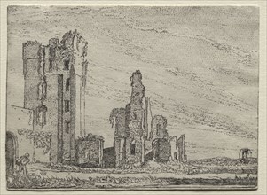 Various Lanscapes: Ruins of the Castle Huys Te Kleef near Haarlem, c. 1616. Willem Pietersz