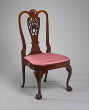 Side Chair, c. 1760. America, New York, 18th century. Mahogany; overall: 105.4 x 57.2 x 54.3 cm (41