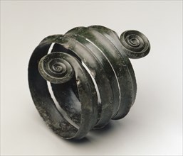 Turned Armilla, c. 1500 BC. Hungary, Bronze Age, c. 2500-800 BC. Bronze, wrought; overall: 12.5 x