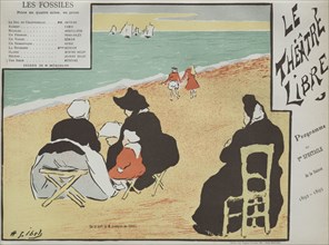 Les Fossiles (Program from Théâtre Libre), 1892. Henri Gabriel Ibels (French, 1867-1936).