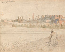 Album with Views of Rome and Surroundings, Landscape Studies, page 48a: Roman Panoramic View. Franz