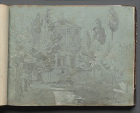 Album with Views of Rome and Surroundings, Landscape Studies, page 05a: "Saint Isidoro". Franz
