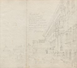 Album with Views of Rome and Surroundings, Landscape Studies, page 15b: Roman Architectural View.