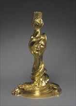 Candlestick, c. 1740. Juste-Aurèle Meissonnier (French, 1695-1750). Gilt metal; overall: 29.6 x 18