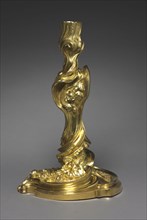 Candlestick, c. 1740. Juste-Aurèle Meissonnier (French, 1695-1750). Gilt metal; overall: 29.4 x 18
