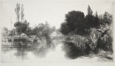 Shere Mill Pond, No. 11 (The Large Plate), 1860 and later. Francis Seymour Haden (British,