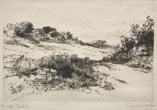 Windmill Hill, No. 1, 1877. Francis Seymour Haden (British, 1818-1910). Drypoint