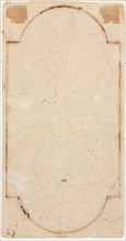 Fragment of an Arch (tracing from recto) (verso), first half 1700s. Andrea Locatelli (Italian,