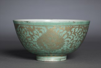 Bowl with Lotus Scrolls, 16th Century. China, Jiangxi province, Jingdezhen kilns, Ming dynasty