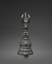 Bell with Vajra Handle, 900s. Indonesia, Java, 10th century. Bronze; diameter: 5.7 cm (2 1/4 in.);