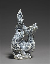 Ewer in the Shape of a Dragon, 1400s. Vietnam (Annam), 15th century. Porcelain with underglaze